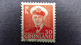 Grönland 44 Oo/used, König Frederik IX. (1899-1972) In Admiralsuniform - Oblitérés