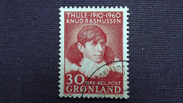 Grönland 45 Oo/used, Knud Rasmussen (1879-1933), Polarforscher - Usados
