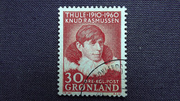 Grönland 45 Oo/used, Knud Rasmussen (1879-1933), Polarforscher - Used Stamps