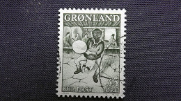 Grönland 46 Oo/used, Grönländischer Trommeltänzer - Used Stamps