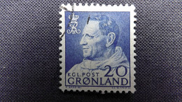 Grönland 52 Oo/used, König Frederik IX. (1899-1972) Im Anorak - Usados