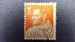 Grönland 57 Oo/used, König Frederik IX. (1899-1972) Im Anorak - Oblitérés