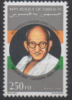 Djibouti Dschibuti 1998 Mi. 660 ** Neuf MNH Mohandas Mahatma Gandhi RARE ! - Dschibuti (1977-...)