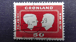 Grönland 67 Oo/used, Hochzeit Der Thronfolgerin Margrethe - Usados