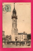 27 EURE EVREUX, Le Beffroi, Animée, Militaires, 1906 - Evreux