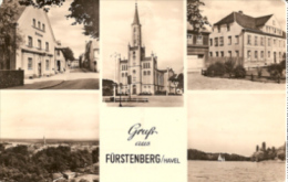 Fürstenberg / Havel - S/w Mehrbildkarte 1 - Fuerstenberg