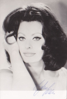 Sophia Loren - Original Autograph - Signed Photographs