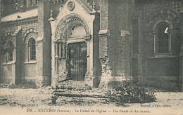 ROSIERES - Le Portail De L'Église - Rosieres En Santerre