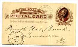 ETATS UNIS / USA / ENTIER POSTAL  / STATIONERY / REPIQUAGE / CITIZENS BANK / WINCHESTER - Otros & Sin Clasificación