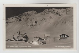 CPSM SANKT ANTON AM ARLBERG (Autriche-Tyrol) - SANKT CHRISTOPH AM ARLBERG 1800 M - St. Anton Am Arlberg