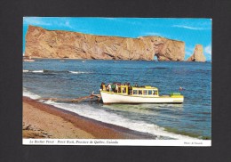 PERCÉ - GASPÉSIE - QUÉBEC - VUE DU TRAVERSIER ILE BONAVENTURE ET DU ROCHER PERCÉ - PHOTO AL CASSIDY - Percé