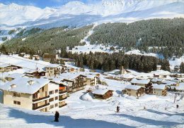 Valbella-Lenzerheide, Kirche, Posthotel, Postauto - Lantsch/Lenz