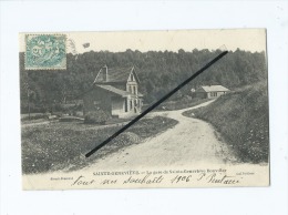 CPA Abîmée  - Sainte Geneviève - La Gare De Sainte Geneviève Bonviller - Sainte-Geneviève