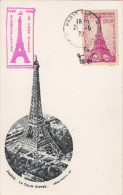 Carte-Maximum FRANCE N° Yvert 429 (TOUR EIFFEL) Obl Sp 1939 (Ed Aéro-Photo) - 1930-1939