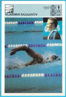 VLADIMIR SALNIKOV - Russia Swimming Star * Yugoslavia Old Card Svijet Sporta 1980s * Natation Schwimmen Natacion Nuoto - Autres & Non Classés