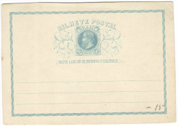 BRASILE - BRASIL - 50 Reis - Bilhete Postal - Postkaart - Carte Postale - Post Card - Intero Postale - Entier Postal ... - Postal Stationery