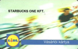 STARBUCKS * COFFEE COMPANY * COFFEEHOUSE CHAIN * LIDL * CUSTOMER CARD * LOYALTY CARD * Lidl Starbucks One Kft. * Hungary - Alimentation