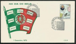Portugal Cape Verde Praia RARE FDC 1973 XIX Stamps Day Issue Of  The Philatelic Club Of Portugal NEW - Kapverdische Inseln