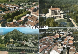 VA 83 VIDAUBAN MULTI VUES LE CHÂTEAU D'ASTROS, LA CHAPELLE STE BRIGITTE, L'EGLISE, LA PLACE CLEMENCEAU - Vidauban