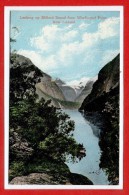 OCEANIE - NOUVELLE ZELANDE -- Looking  Up Milford Sound From Windbound - Neuseeland