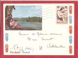 N°Y&T  N° 11       PAPEETE      Vers   FRANCE   1965 - Storia Postale