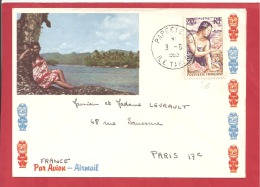 N°Y&T  N° 11       PAPEETE      Vers   FRANCE   1965 - Storia Postale