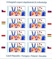 HUNGARY 2011 EVENTS The 20th Anniversary Of VISEGRAD GROUP - Fine Sheet MNH - Unused Stamps