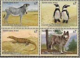 United Nation 1993 Wild Animal 4v Mint - Andere & Zonder Classificatie