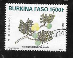 TIMBRE OBLITERE DU BURKINA DE 2012 N° MICHEL 1963 - Burkina Faso (1984-...)