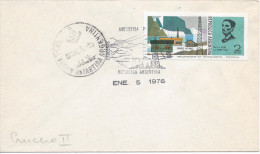 Antarctique Base Polaire Argentine Base Brown Antartica Argentina 5/1/1976 Antenne Manchot - Storia Postale