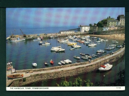 WALES  -  Tenby  The Harbour  Used Postcard - Pembrokeshire