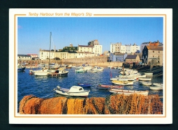 WALES  -  Tenby  The Harbour  Used Postcard - Pembrokeshire