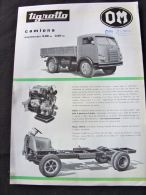 Camion Fourgon TIGROTTO OM Brescia Milan Suzzara - Trucks