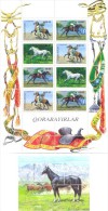 1999. Uzbekistan, Horse Racing, Sheetlet + S/s, Mint/** - Uzbekistán