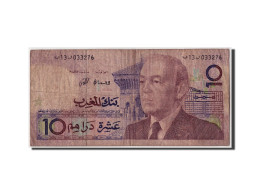 Billet, Maroc, 10 Dirhams, AH407/1997, Undated, KM:63a, B+ - Morocco