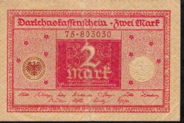 GERMANY P59  2  MARK  1920    XF-AU - 2 Mark