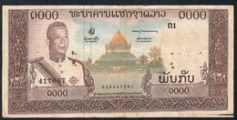 LAOS  P14a  1000  KIP   1963  Signature 5   FINE - Laos