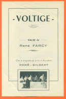 Partition  " Voltige " Valse De René Farcy - 1 Feuillet De 4 Pages - Musique Folklorique