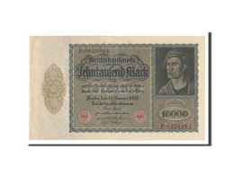 Billet, Allemagne, 10,000 Mark, 1922, 1922-01-19, KM:71, TTB+ - 10.000 Mark