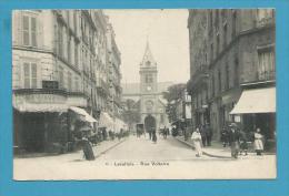 CPA 6 - Commerces Rue Voltaire LEVALLOIS 92 - Levallois Perret