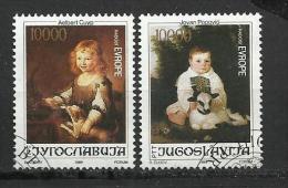 YUGOSLAVIA 1989 - JOY OF EUROPE - PAINTINGS - CPL. SET - USED OBLITERE GESTEMPELT USADO - Used Stamps