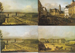 1391m: Kollektion 11 Kunst- AKs Bernardo Bellotto, Edition Kunsthistorisches Museum Wien, Ungelaufen - Museums