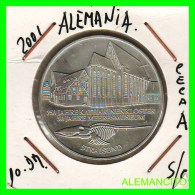 ALEMANIA  - BRD  - MONEDA DE 10 DM  PLATA  S/C  AÑO  2001-A PROOF - Commémoratives