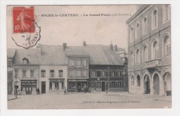 59 - Solre-le-Chateau. - La Grand'Place, (coté Nord-Est) . 1908 - Solre Le Chateau