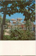 Summer Pavilion Cafe Druzhba (Friendship) - Bishkek - Frunze - Kyrgyzstan USSR - Unused - Kyrgyzstan