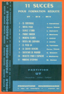 Partition " 11 Succés Pour Formation Reduite " Pasos-doble - 12 Pages - Folk Music