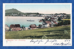 CPA Précurseur De 1901 - GMUNDEN Vom GRÜNBERG - Port Bateau See Schiff - Timbre Stamp Cachet - Gmunden