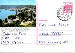 ALLEMAGNE. Carte Pré-timbrée Ayant Circulé En 1987. Boppard. Oblitération : Cadenberge. - Illustrated Postcards - Used