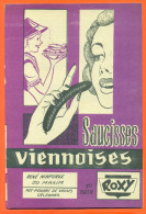 Partition " Saucisses Viennoises " Pot Pourri De Valses Par René Ninforge - 22 Pages - Música Folclórica