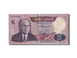 Billet, Tunisie, 5 Dinars, 1983, 1983-11-03, KM:79, TB+ - Tunisie